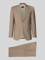 Slim Fit Anzug aus Schurwoll-Mix von HECHTER PARIS Beige - 28
