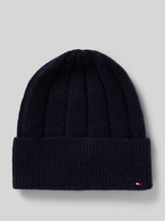Czapka beanie z dodatkiem wełny i wełny z alpaki od Tommy Hilfiger - 24