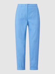 Bundfaltenhose aus Leinenmischung  von BETTY & CO WHITE Blau - 34