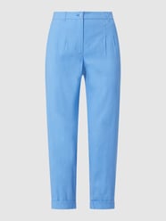 Bundfaltenhose aus Leinenmischung  von BETTY & CO WHITE Blau - 24