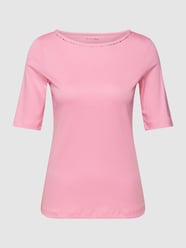 T-Shirt mit Ziersteinbesatz von Christian Berg Woman Pink - 2