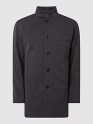 Lange jas met opstaande kraag, model 'Cole' van Selected Homme Grijs / zwart - 7