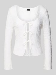 Langarmbluse mit Schnürverschluss von Gina Tricot - 40