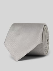 Krawatte mit Allover-Muster von BOSS Grau - 1