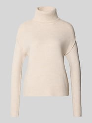 Regular Fit Turtleneck mit Rollkragenstruktur Modell 'K-Fey 2' von Christian Berg Woman Beige - 31
