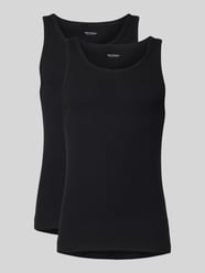 Slim Fit Top mit Rundhalsausschnitt im 2er Pack von MCNEAL - 48
