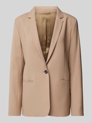 Blazer aus Viskose mit Reverskragen von Calvin Klein Womenswear Beige - 48