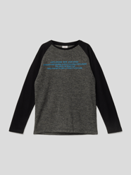 Longsleeve mit Raglanärmeln von s.Oliver RED LABEL Grau / Schwarz - 31