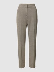 Pantalon met all-over motief van s.Oliver BLACK LABEL Zwart - 40