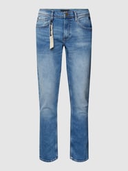 Regular Fit Jeans mit Label-Patch Modell 'Blizzard' von Blend Blau - 42