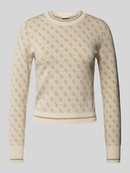 Gebreide pullover met ronde hals, model 'LISE' van Guess - 26