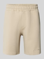Sweatshorts mit Strukturmuster von Pegador Beige - 27