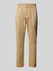 Tapered Fit Bundfaltenhose mit elastischem Bund von Tommy Jeans Beige - 22