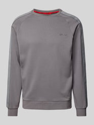 Sweatshirt met ronde hals van HUGO Grijs / zwart - 15