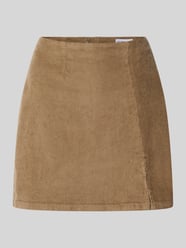 Nauwsluitende minirok van katoenmix model 'LULA' van VERO MODA Beige - 32