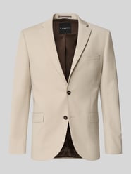Regular Fit Sakko aus Schurwoll-Mix von bugatti Beige - 17