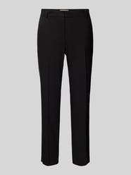 Spodnie materiałowe o kroju regular fit z kantami od Christian Berg Woman Selection - 28