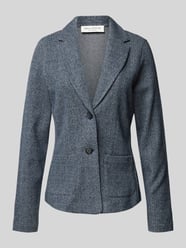 Shaped Fit Blazer mit Fischgrätmuster aus Baumwoll-Mix von Marc O'Polo Grau - 2