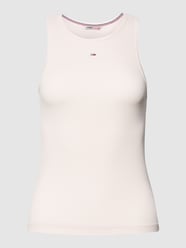 Tanktop in Ripp-Optik Modell 'ESSENTIAL' von Tommy Jeans Rosa - 20