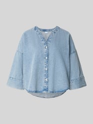 Loose Fit Jeansbluse aus Baumwoll-Viskose-Mix Modell 'VALERIA' von VERO MODA - 11