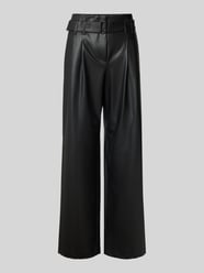 Straight Leg Hose in Leder-Optik Modell 'NICOLE' von Raffaello Rossi - 28