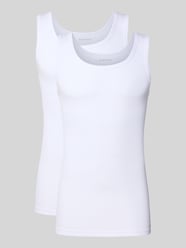 Tanktop van puur katoen in een set van 2 van Tom Tailor - 5