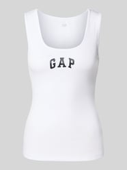Tanktop met labelprint van GAP - 4