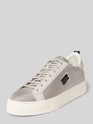 Ledersneaker mit Label-Applikation von Antony Morato - 33