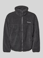 Fleecejacke mit Label-Detail von REVIEW Schwarz - 4