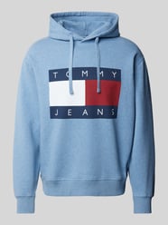 Hoodie mit Label-Print von Tommy Jeans Blau - 9