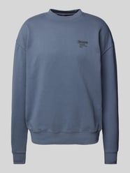 Sweatshirt mit Label-Print von Pegador Blau - 46