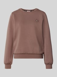 Relaxed Fit Sweatshirt aus Viskose-Mix Modell 'Felpa' von Liu Jo Sport Pink - 1