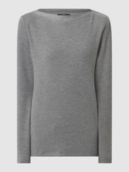 Sweter z dekoltem w łódkę od Esprit Collection Szary - 48