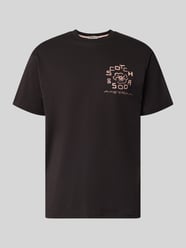 T-Shirt mit Label-Print und Rundhalsausschnitt von Scotch & Soda - 3