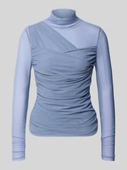 Bluzka z długim rękawem o kroju slim fit z półprzezroczystej siateczki Model 'C_ETULAH' od BOSS Orange - 45