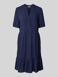 Knielanges Kleid aus Viskose Modell 'Am44elia' von ZABAIONE - 48