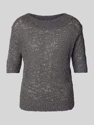 Strickshirt mit Rundhalsausschnitt von Luisa Cerano - 17