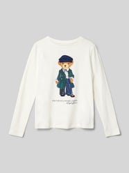 Longsleeve mit Label-Print Modell 'BEAR' von Polo Ralph Lauren Teens Blau - 45