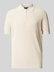 Regular Fit Poloshirt mit Reißverschlussleiste von Antony Morato Beige - 20