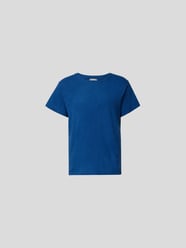 T-Shirt mit Rundhalsausschnitt von Greg Lauren Blau - 16