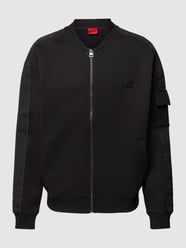 Sweatjacke mit Stehkragen Modell 'Dooper' von HUGO Schwarz - 3