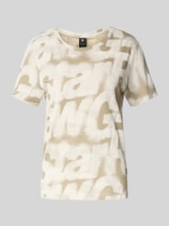 T-Shirt mit Rundhalsausschnitt und Label-Detail von G-Star Raw Beige - 14