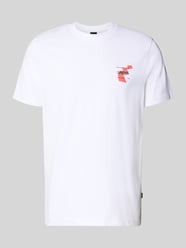 T-shirt o kroju relaxed fit z czystej bawełny model 'MOVEMENT' od BOSS Orange - 37