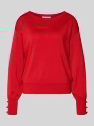 Gebreide pullover met sierknopen, model 'MOBBE' van B.Young - 14