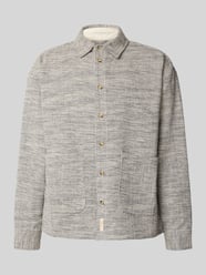 Relaxed fit overhemdjack met structuurmotief van BLKVIS - 44