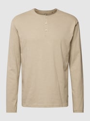 Longsleeve mit kurzer Knopfleiste von QS by s.Oliver Weiß - 27