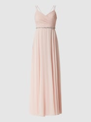 Abendkleid aus Chiffon mit Strasssteinen von Jake*s Cocktail Pink - 32