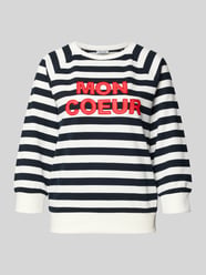 sweatshirt met ronde hals en 3/4-mouw van MORE & MORE - 45