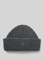 Muts van echt lamswol. model 'Low' van Knowledge Cotton Apparel - 38