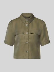 Bluzka o kroju regular fit z mieszanki lyocellu z kieszeniami na piersiach od MORE & MORE - 25
